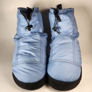 SIERRA DESIGNS Down Bootie Women's Medium Blue Slipper Comfort Shoe